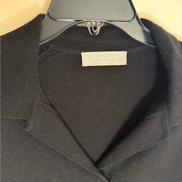 Everlane Classic Black cashmere Top - Picture 2 of 5